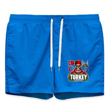 SkullCostume Édition Mondiale : Turquie - Short de bain - cobalt blue - Devant