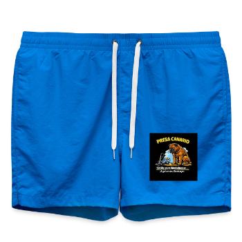 Presa Canario Muskelhund gegen Staubsauger - Badeshorts - Cobalt blue - Vorne