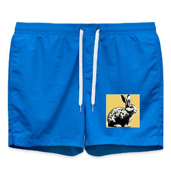 rabbit - Swim Trunks - cobalt blue - Front