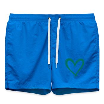 Heart - Swim Trunks - cobalt blue - Front