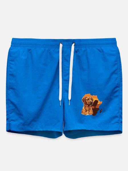 Rhodesian Ridgeback - Swim Trunks - cobalt blue