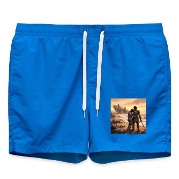 science fiction fantasy romance - Swim Trunks - cobalt blue - Front