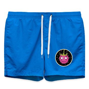 Cuddly raspberry in the cosmos - Swim Trunks - cobalt blue - Front - AI Model Male 185 light (185cm)