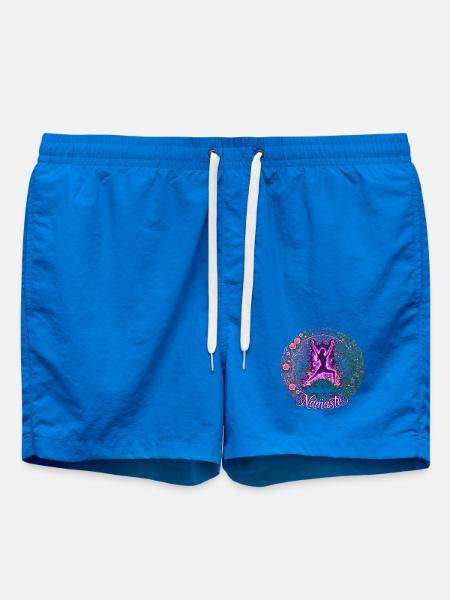 ​Du Bist Stark Genug Namaste  Yoga Kriegerin Motiv - Badeshorts - Cobalt blue