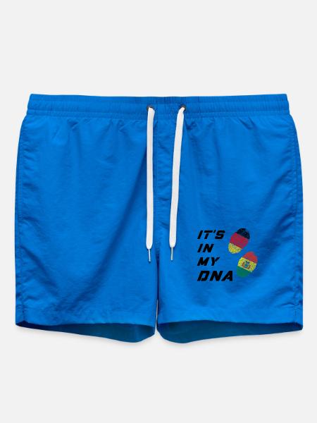 In my DNA Germany and Bolivia - Swim Trunks - cobalt blue