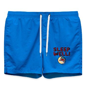 Sleep well - Sleeping FOX at the Moon - Animal - Swim Trunks - cobalt blue - Front