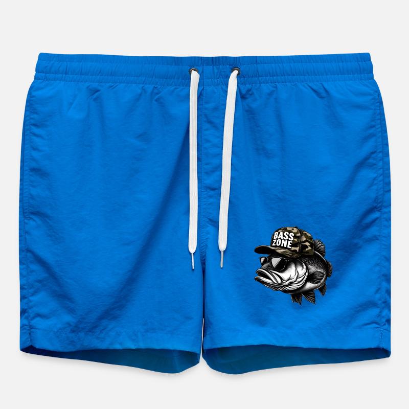 Zone de bar rayé - Short de bain - cobalt blue