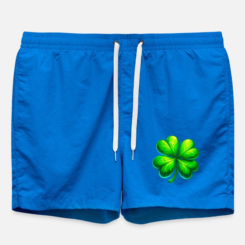 Four-leaf clover - Swim Trunks - cobalt blue
