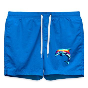 Dolphin - Swim Trunks - cobalt blue - Front