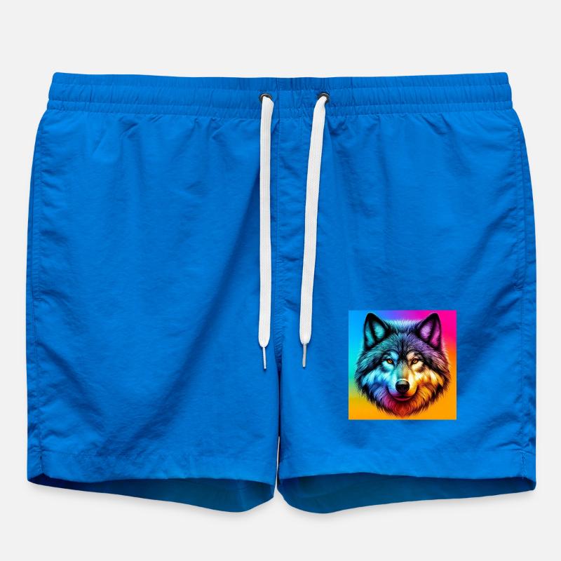 Wolf - Swim Trunks - cobalt blue