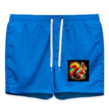 squirrel - Swim Trunks - cobalt blue - Front