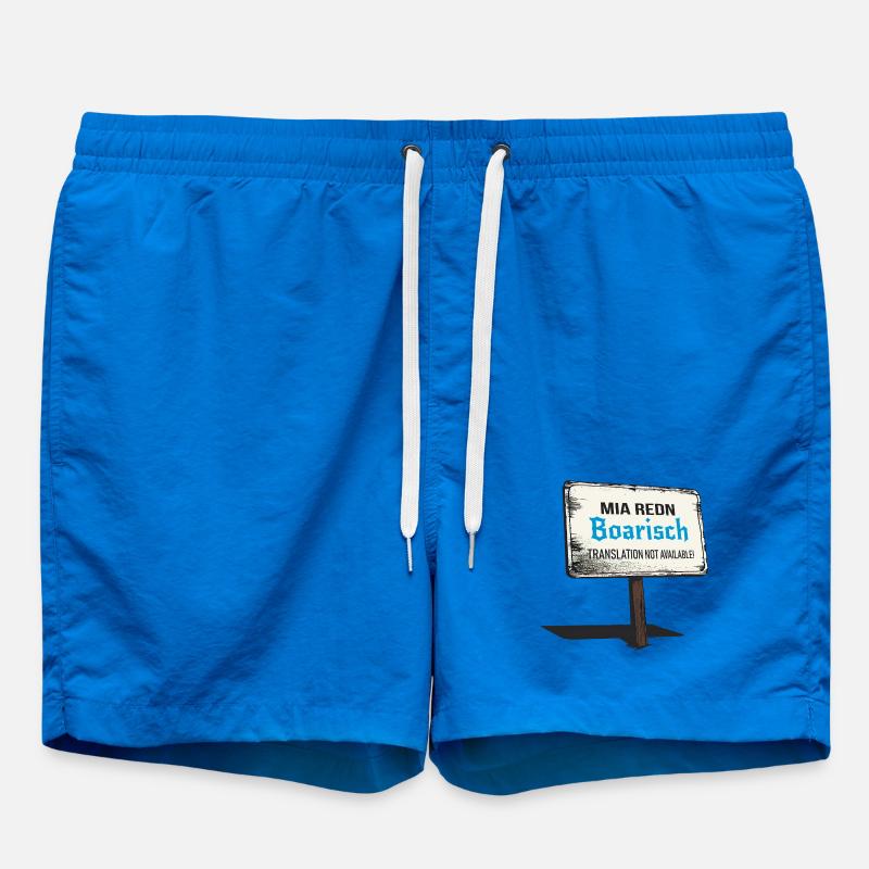 Mia Redn Dialecte bavarois Humour - Short de bain - cobalt blue
