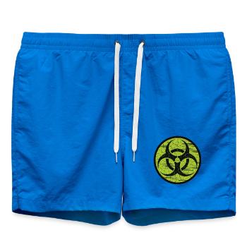 Underground biohazard - Contamination Zombie - Short de bain - cobalt blue - Devant
