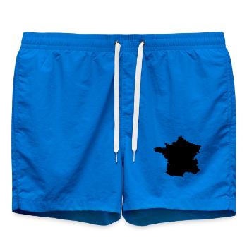 France Pays - Short de bain - cobalt blue - Devant - AI Model Male 185 light (185cm)