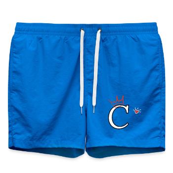 Buchstabe c Kronenherz - Badeshorts - Cobalt blue - Vorne