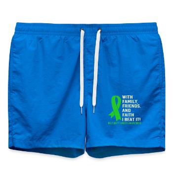 Gallengangskrebs - Badeshorts - Cobalt blue - Vorne - AI Model Male 185 light (185cm)