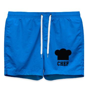 Toque Chef - Cuisine - Cuisinier - Short de bain - cobalt blue - Devant