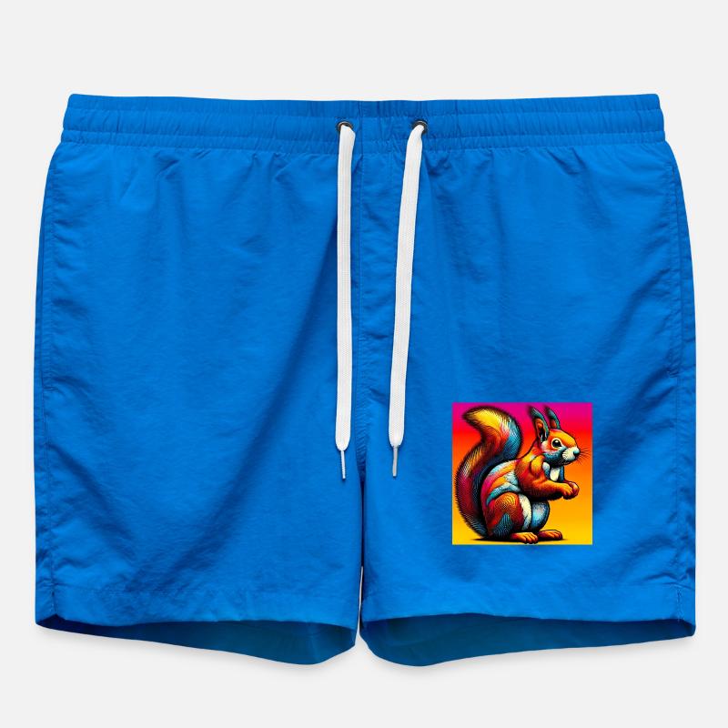 squirrel - Swim Trunks - cobalt blue