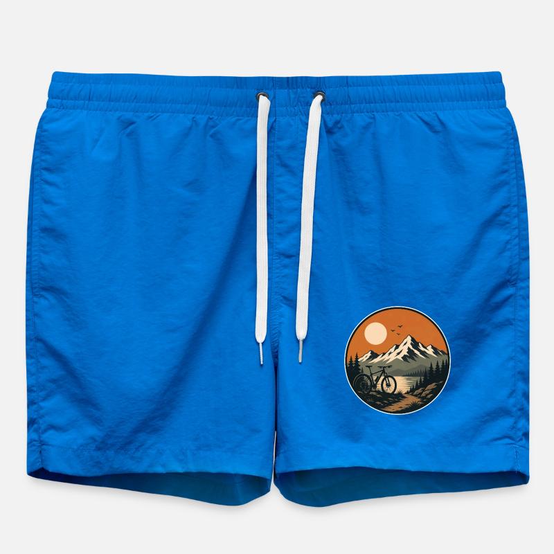 Vélo Mountain Lake Sunset - Short de bain - cobalt blue