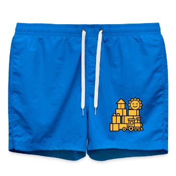 Jouets ferroviaires Blocs de construction - Short de bain - cobalt blue - Devant