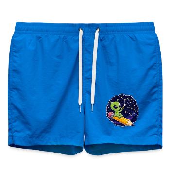 Sternenfreund auf Bleistift - Badeshorts - Cobalt blue - Vorne