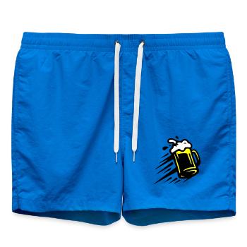 Icône de chope de bière - Short de bain - cobalt blue - Devant