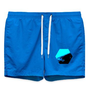 bagger - Badeshorts - Cobalt blue - Vorne - AI Model Male 185 light (185cm)