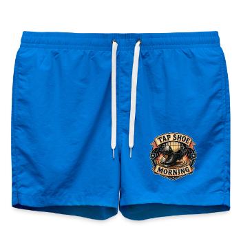 TAP SHOE MORNING - Swim Trunks - cobalt blue - Front - AI Model Male 185 light (185cm)
