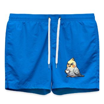 Nymphensittich Nymphensittiche Nymphensittichvogel - Badeshorts - Cobalt blue - Vorne - AI Model Male 185 light (185cm)
