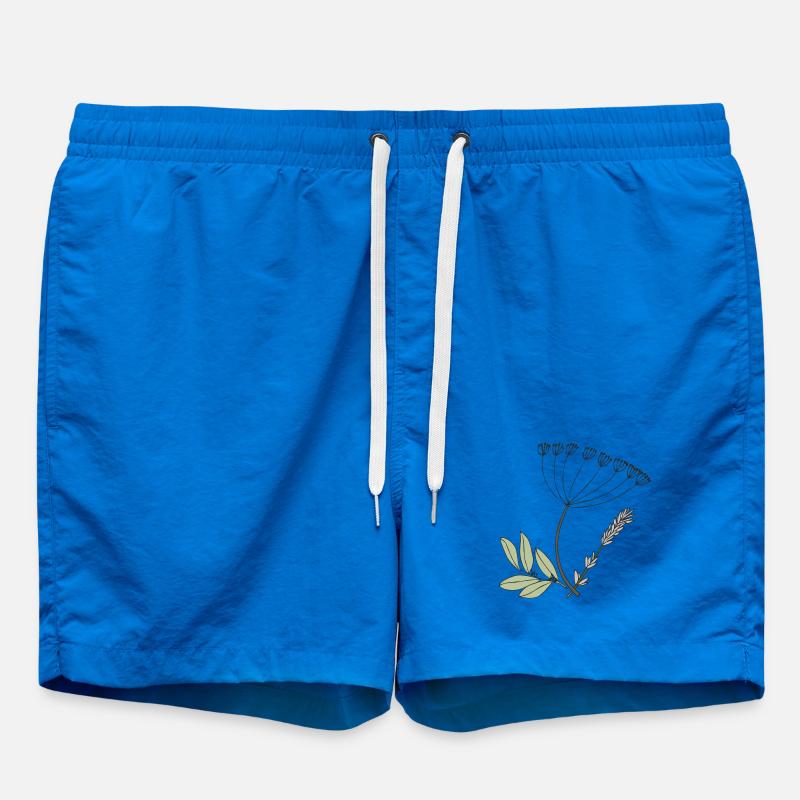 herbs - Swim Trunks - cobalt blue