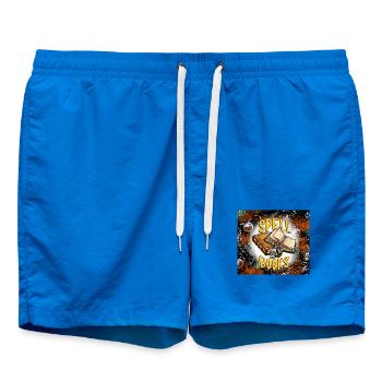 Zauberbücher Hexenzauber - Badeshorts - Cobalt blue - Vorne - AI Model Male 185 light (185cm)