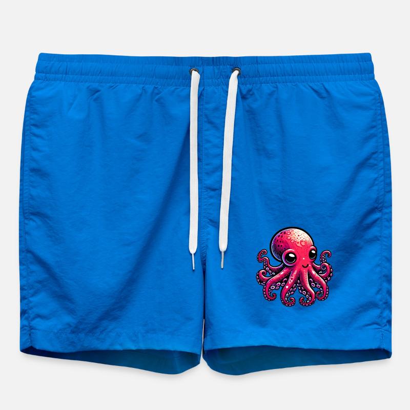 Octopus - Swim Trunks - cobalt blue
