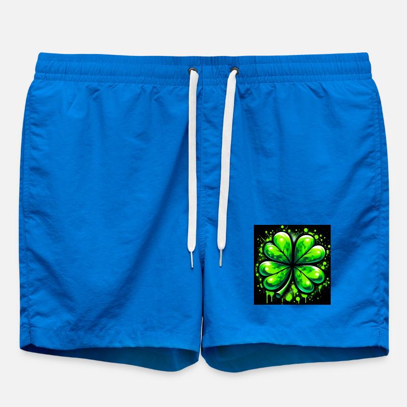 Four-leaf clover - Swim Trunks - cobalt blue