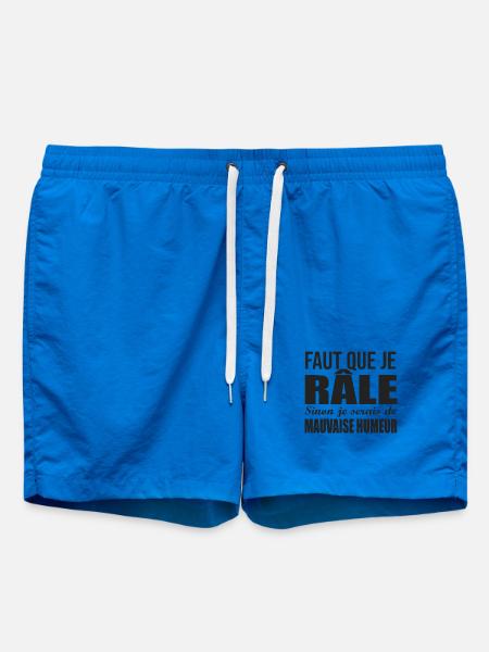 Ich muss mich beschweren, Humor, Sarkasmus, sich beschweren - Badeshorts - Cobalt blue