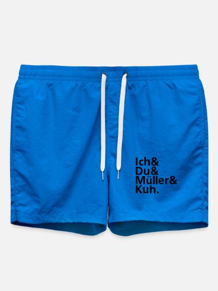 Ich & Du & Müller & Kuh. - Badeshorts - Cobalt blue