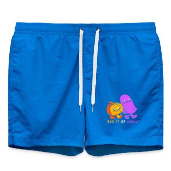 Halloween Gender Reveal - Badeshorts - Cobalt blue - Vorne - AI Model Male 185 light (185cm)
