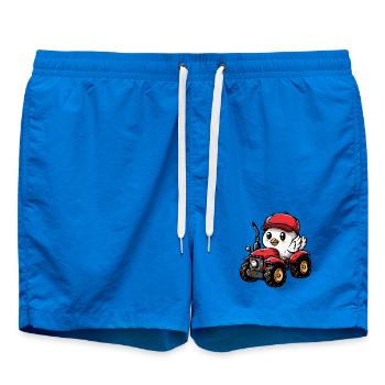 Taube Vogel Traktor Farmer - Badeshorts - Cobalt blue - Vorne