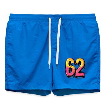 62 chiffres colorés - Short de bain - cobalt blue - Devant