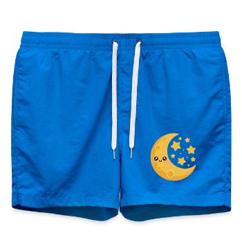 Mond und Sterne - Badeshorts - Cobalt blue - Vorne