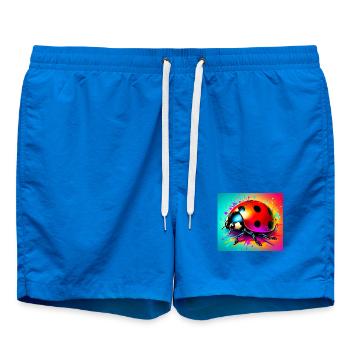 coccinelle - Short de bain - cobalt blue - Devant - AI Model Male 185 light (185cm)