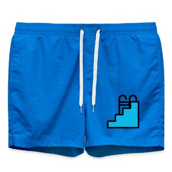  Pool Leiter Schwimmbad Icon - Badeshorts - Cobalt blue - Vorne