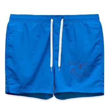 Isi Pisi Lemon Squeezi Burgundy by Maison Bichon - Swim Trunks - cobalt blue - Front - AI Model Male 185 light (185cm)