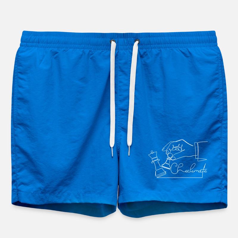 Checkmate!!! - Swim Trunks - cobalt blue