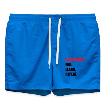 science - Swim Trunks - cobalt blue - Front - AI Model Male 185 light (185cm)