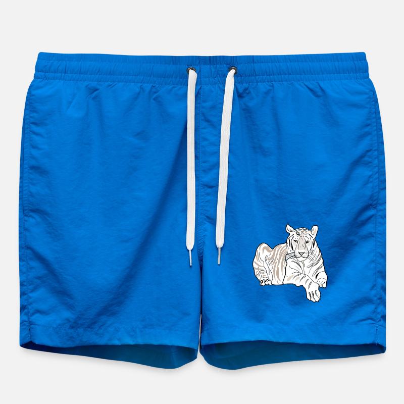 TIGRE COUCHÉ - Short de bain - cobalt blue