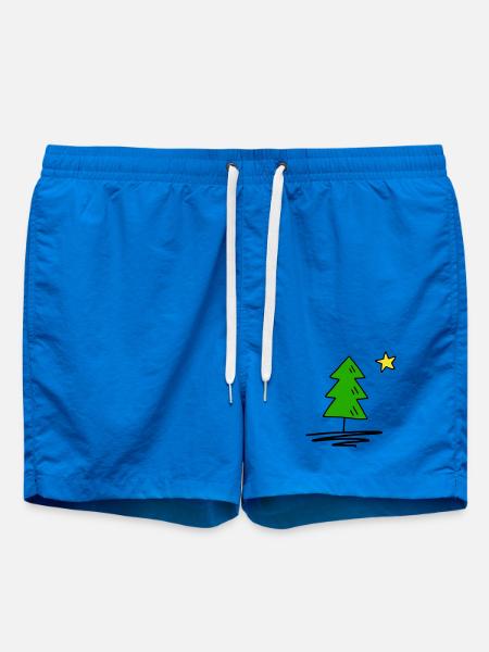 Fir tree - Swim Trunks - cobalt blue