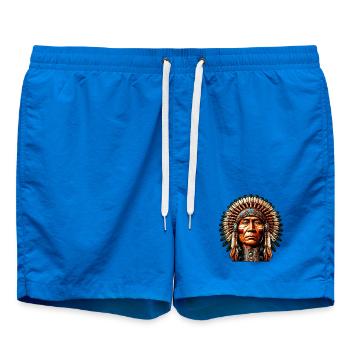 Amérindien Peau rouge d’Amérique - Short de bain - cobalt blue - Devant