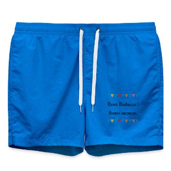 GELIEBTE. VIELEN DANK. DANKE HERRIN - Badeshorts - Cobalt blue - Vorne - AI Model Male 185 light (185cm)