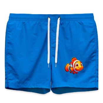 Clownfische - Badeshorts - Cobalt blue - Vorne - AI Model Male 185 light (185cm)
