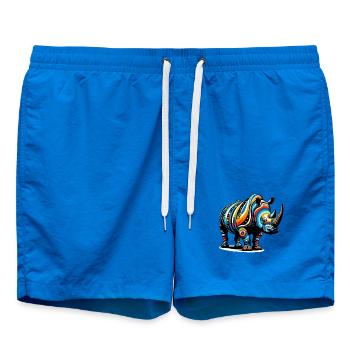 Rhinocéros - Short de bain - cobalt blue - Devant - AI Model Male 185 light (185cm)